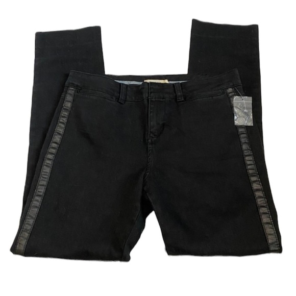 silence + noise Jeans Silence Noise Urban Outfitters Black High Rise Tuxedo Stripe Straight